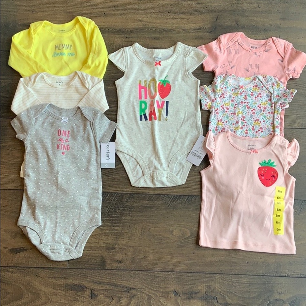 [Carter’s] 6 month onesie bundle